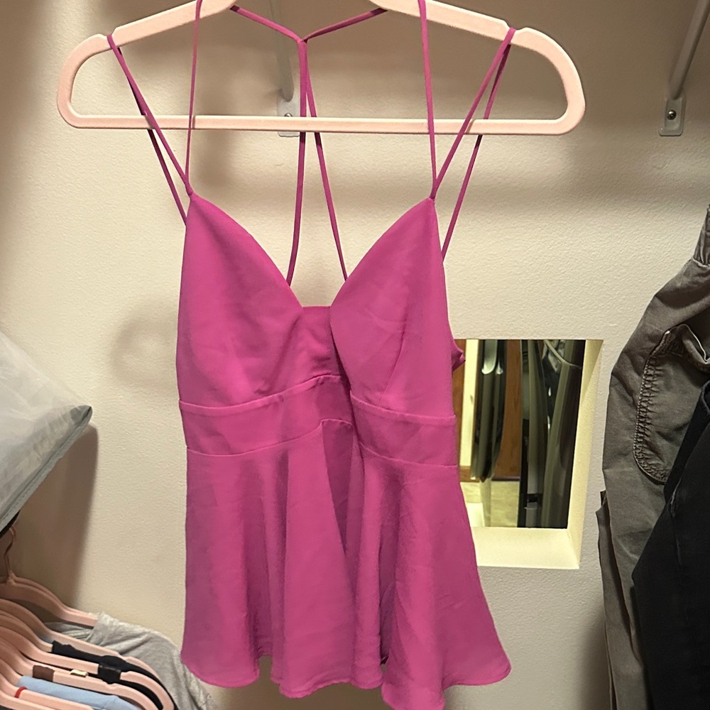 Express Vibrant Pink Camisole Top